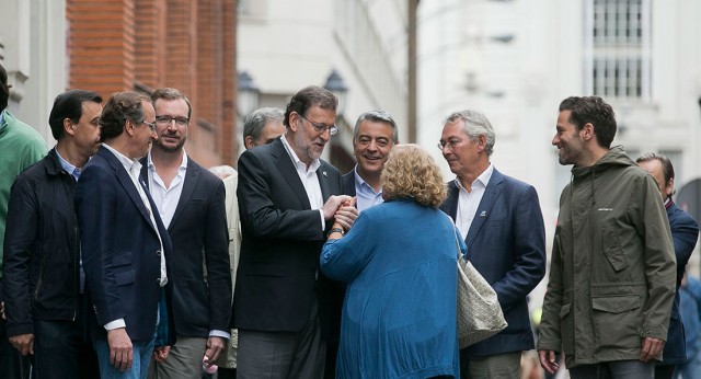 Mariano Rajoy participa en un acto de campaña en Bilbao