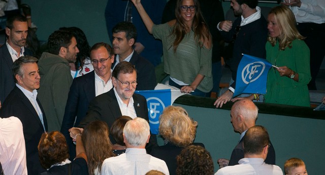 Mariano Rajoy participa en un acto de campaña en Bilbao