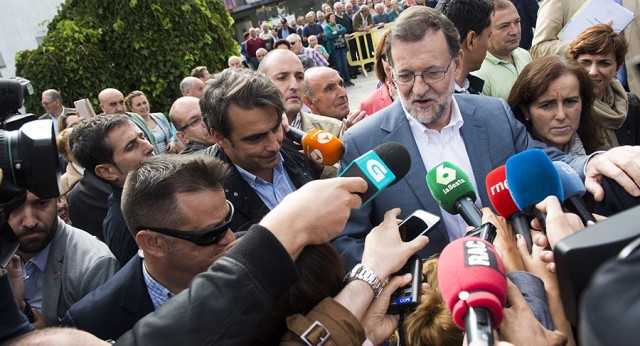 Mariano Rajoy visita Santa Comba (A Coruña)