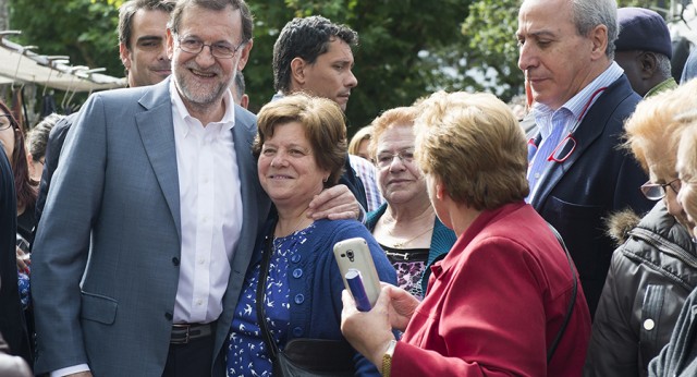 Mariano Rajoy visita Santa Comba (A Coruña)