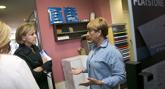 María Dolores de Cospedal visita Barbadas