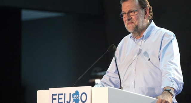 Mariano Rajoy interviene en un acto en San Ciprian (Lugo)