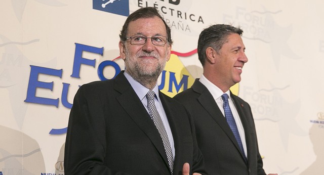 Mariano Rajoy presenta la conferencia de Xavi Garcia Albiol en el Nueva Economía Forum
