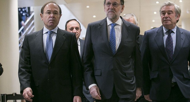 Mariano Rajoy preside la reunión del GPP en el Senado