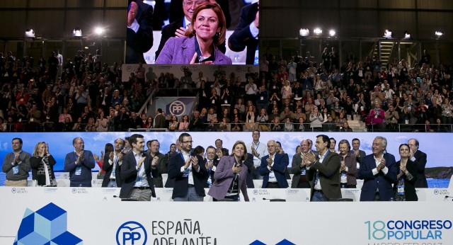 María Dolores de Cospedal en el 18 Congreso del PP