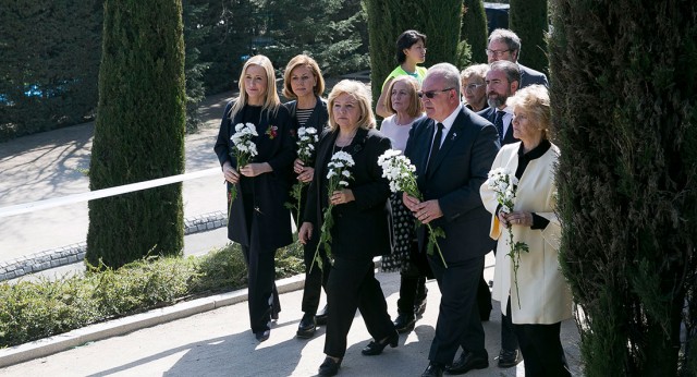 María Dolores Cospedal, asiste al acto homenaje con motivo del Día Europeo de las Víctimas del Terrorismo