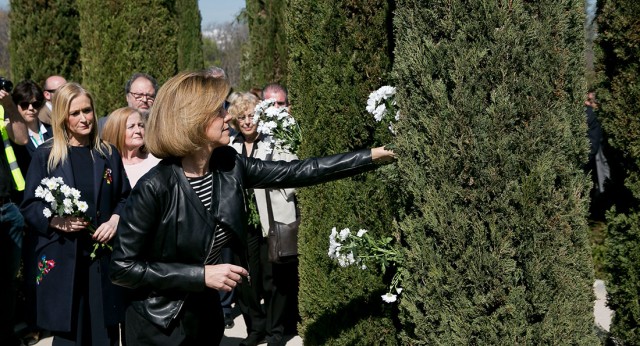 María Dolores Cospedal, asiste al acto homenaje con motivo del Día Europeo de las Víctimas del Terrorismo