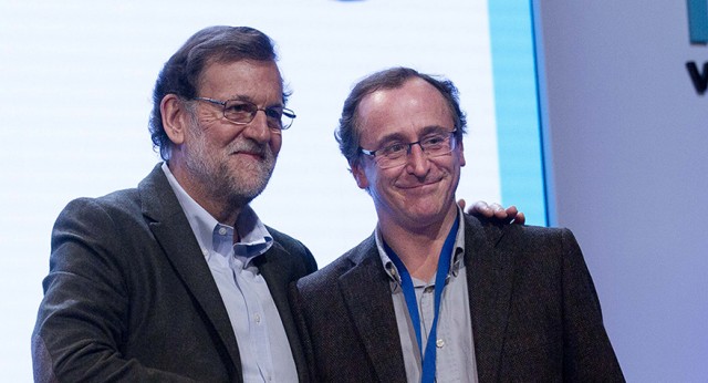 Mariano Rajoy con Alfonso Alonso