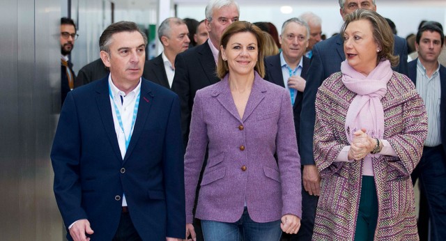 Mª Dolores Cospedal interviene en el 13 Congreso del PP de Aragón