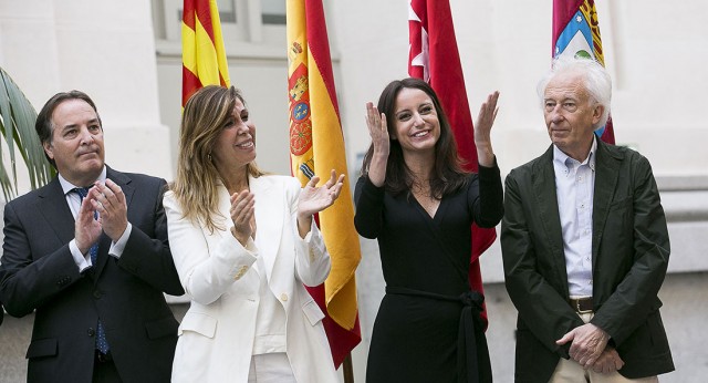 Andrea Levy participa en un acto en apoyo a la Constitución Española en Madrid