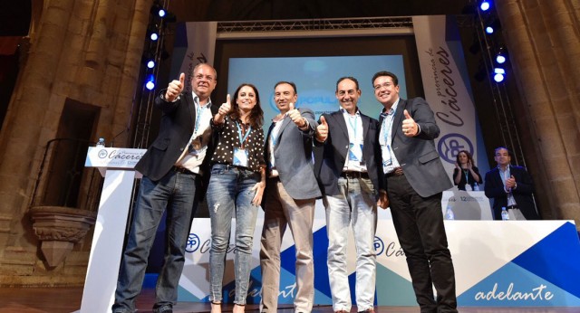  Andrea Levy participa en el acto de clausura del Congreso Provincial del PP de Cáceres