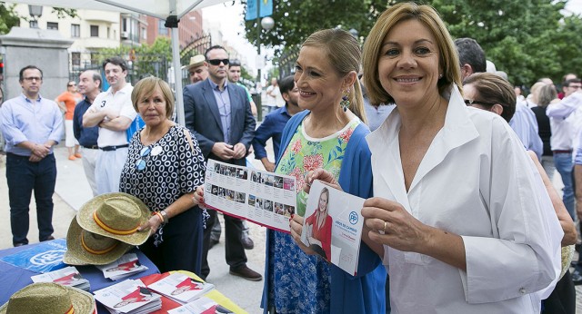 Mª Dolores Cospedal clausura el acto de balance de dos años de gobierno de Cifuentes en Madrid