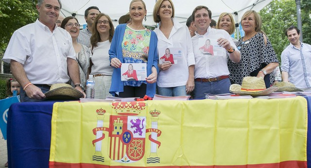 Mª Dolores Cospedal clausura el acto de balance de dos años de gobierno de Cifuentes en Madrid