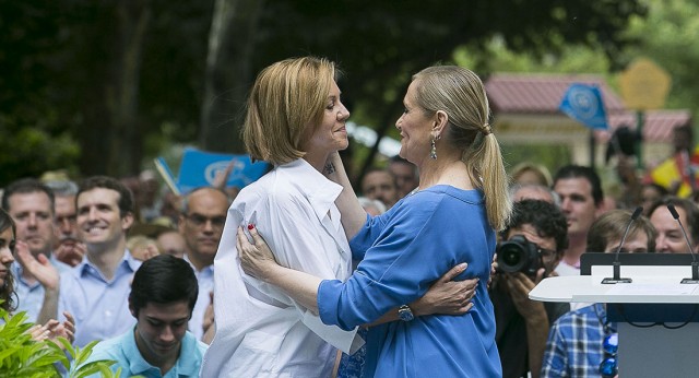 Mª Dolores Cospedal clausura el acto de balance de dos años de gobierno de Cifuentes en Madrid