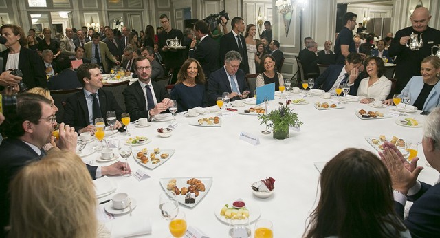 Fernando Martínez-Maillo interviene en un desayuno informativo de Europa Press