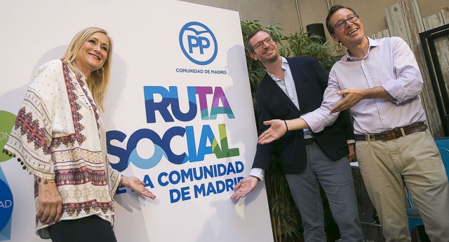 Javier Maroto y Cristina Cifuentes presentan la Ruta Social del PP de Madrid