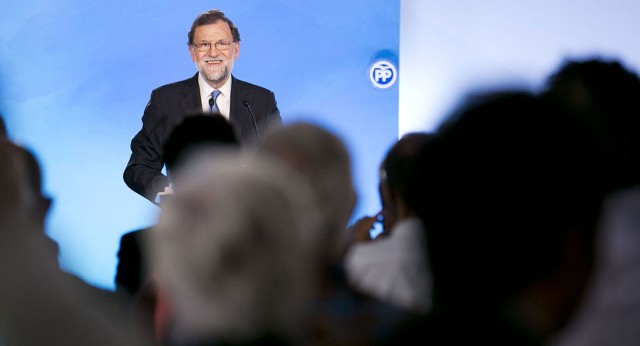 Mariano Rajoy interviene en la Junta Directiva del PP de Cataluña