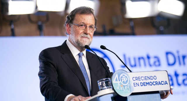 Mariano Rajoy interviene en la Junta Directiva del PP de Cataluña