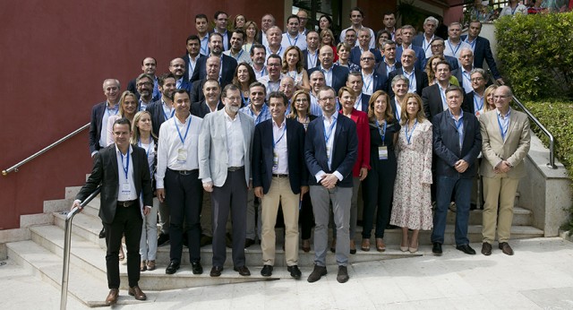 Mariano Rajoy clausura la reunión de presidentes provinciales del PP