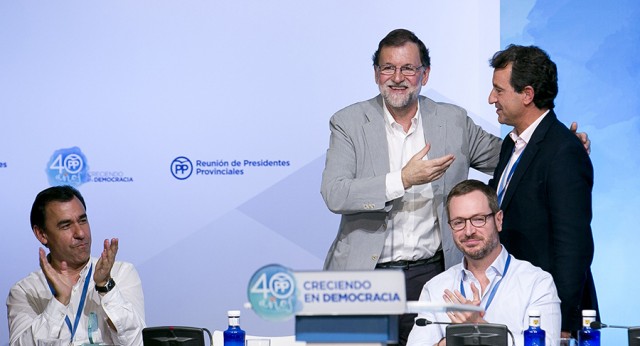 Mariano Rajoy clausura la reunión de presidentes provinciales del PP