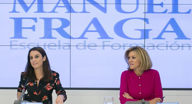 María Dolores de Cospedal y Andrea Levy inauguran la Escuela Manuel Fraga 2017-2018