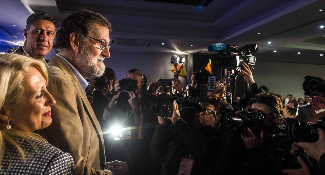 Mariano Rajoy clausura el acto de presentación de candidatos del PPC