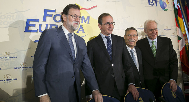 Mariano Rajoy presenta a Alfonso Alonso en el Nueva Economía Fórum