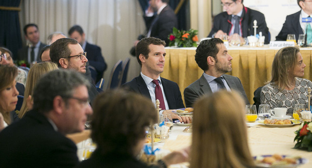 Mariano Rajoy presenta a Alfonso Alonso en el Nueva Economía Fórum
