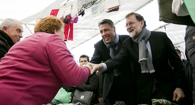 Mariano Rajoy inaugura la nueva sede del PPC en Badalona
