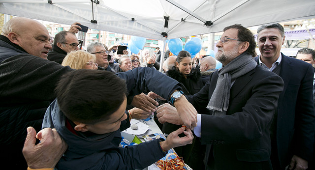 Mariano Rajoy inaugura la nueva sede del PPC en Badalona