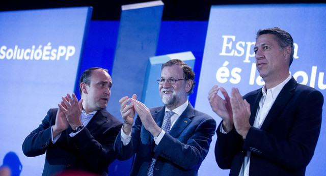 Mariano Rajoy en el acto de cierre de campaña