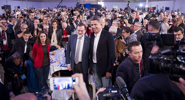 Mariano Rajoy en el acto de cierre de campaña