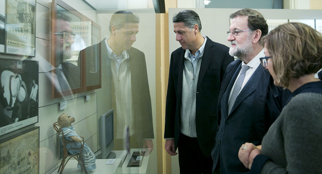 Mariano Rajoy visita el Museo del Juguete en Figueras