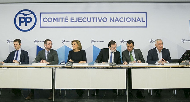 Mariano Rajoy preside la reunión del Comité Ejecutivo Nacional del PP