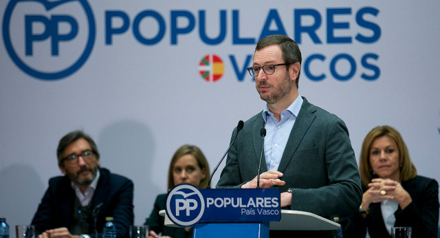 Javier Maroto interviene en la Junta Directiva del PP del País Vasco