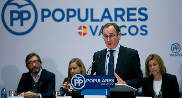 Alfonso Alonso interviene en la Junta Directiva del PP del País Vasco