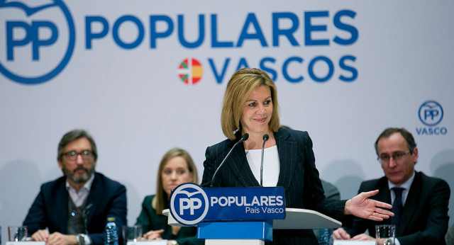 Cospedal preside la Junta Directiva del PP del País Vasco