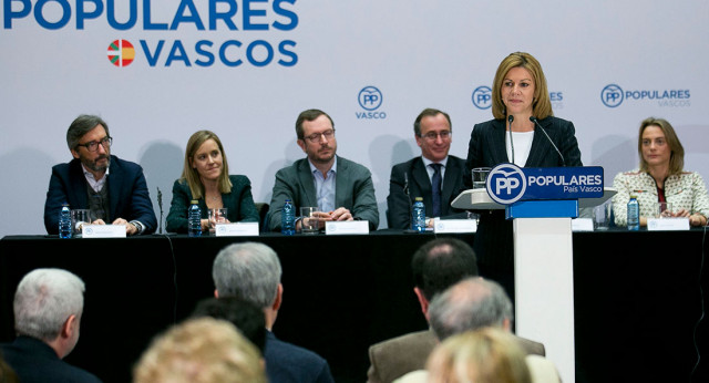 Cospedal preside la Junta Directiva del PP del País Vasco