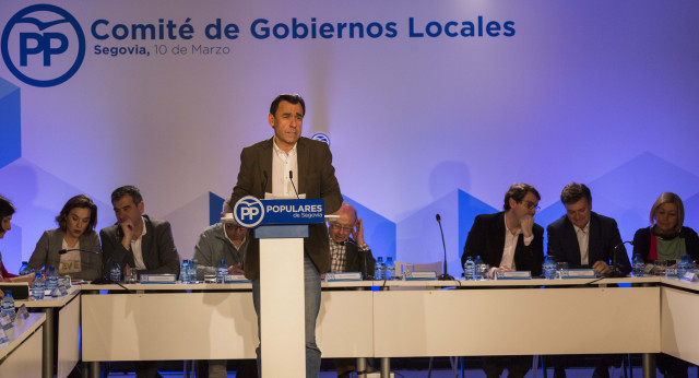 El coordinador general del PP, Fernando Martínez Maíllo, en el Comité de Gobiernos Locales del PP