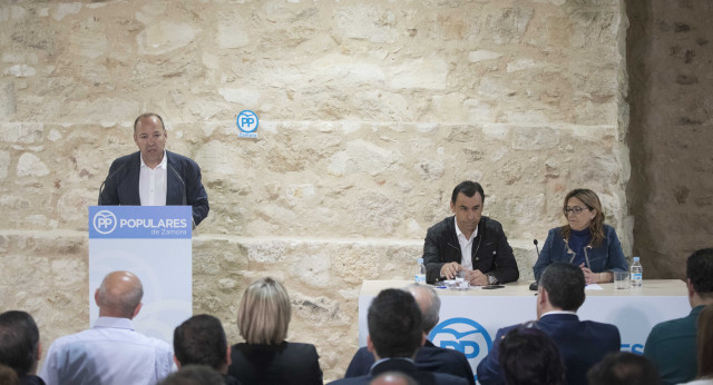 Fernando Martínez Maillo interviene en la Junta Directiva del PP de Zamora