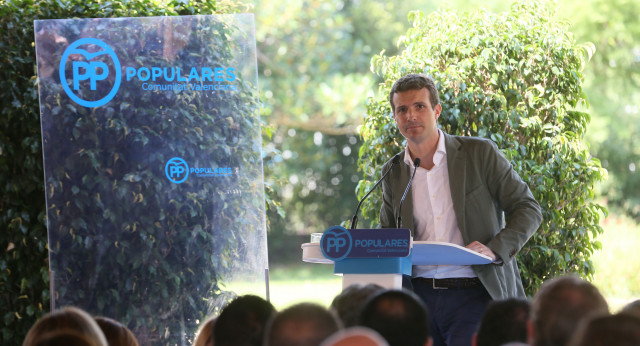 Pablo Casado en la Junta Directiva del PP de la Comunidad Valenciana
