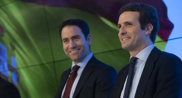 Pablo Casado y Teodoro García en el Comité Ejecutivo Nacional