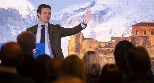 Pablo Casado en la Presentación de la candidata a la Alcaldía de Huesca