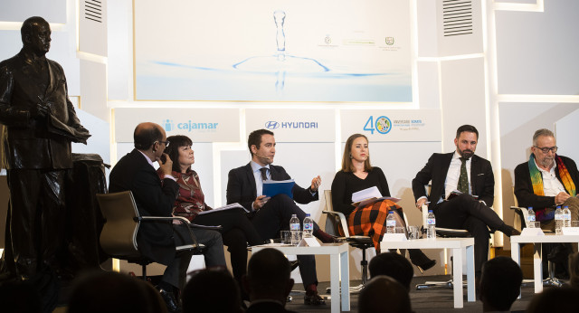 Teodoro García Egea en el Foro del Agua de ABC