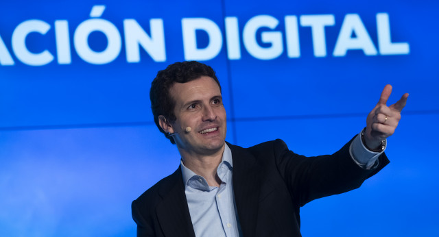 Pablo Casado en un acto sobre La Transformación Digital