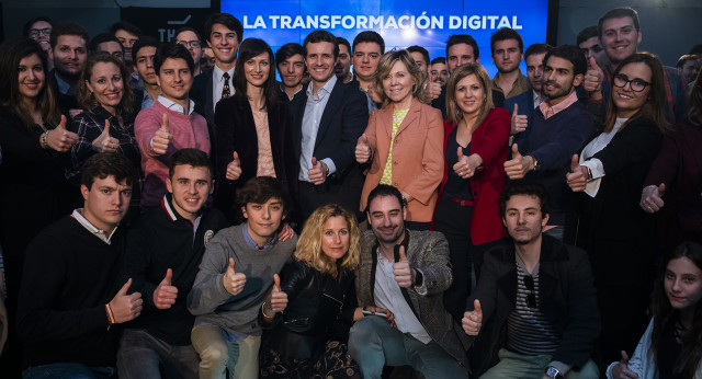 Pablo Casado en un acto sobre La Transformación Digital