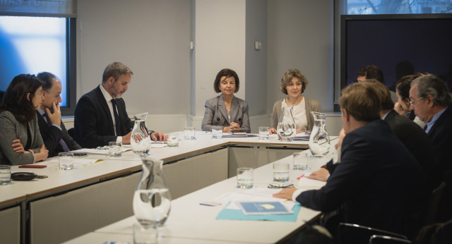  Reunión de la Comisión de Vivienda del Partido Popular, presidida por la vicesecretaria de Sectorial, Isabel García Tejerina