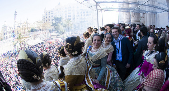 Pablo Casado en La Mascletá de Valencia