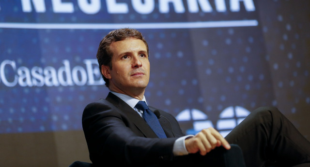 Fotos presidente Pablo Casado Foro El Mundo 