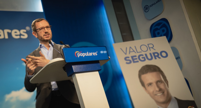 Javier Maroto presentación del Lema de Campaña Valor Seguro